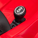 Red 12V Electric Ride On Car for Kids with Remote Control and LED Lights - 3 Speed Options