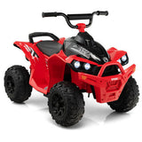 Red 12V Kids ATV with Adjustable Speed and Comfortable Seat