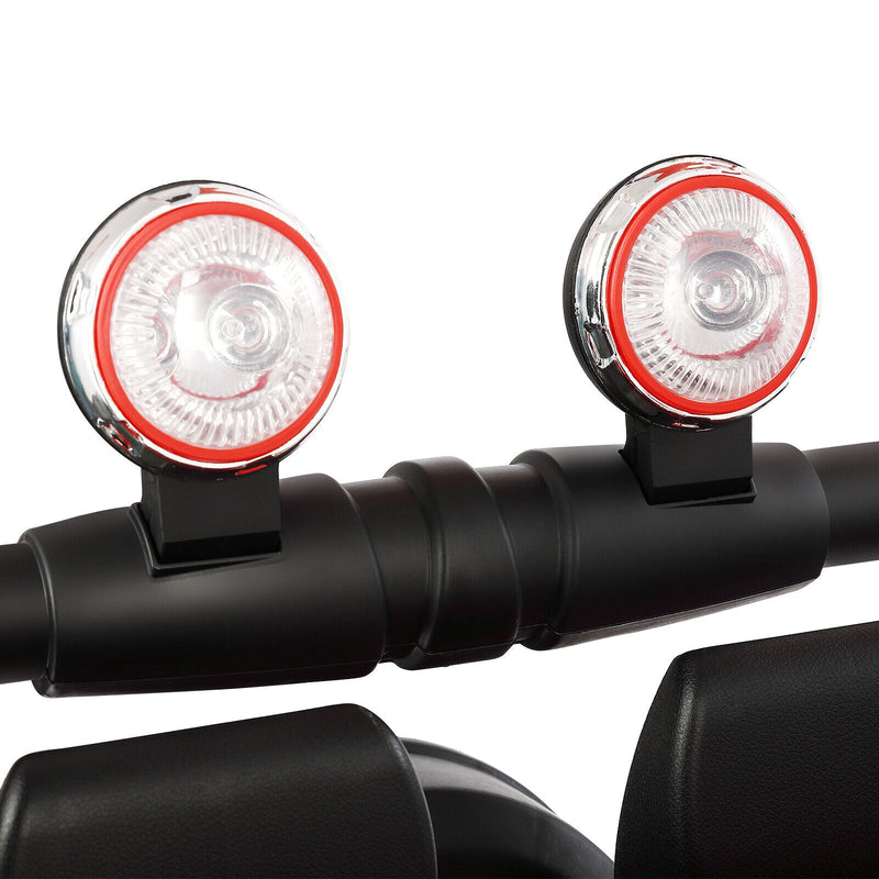 12V Double-Seater Electric Ride-On Truck for Kids with MP3, LED Lights, Cover, and Remote Control