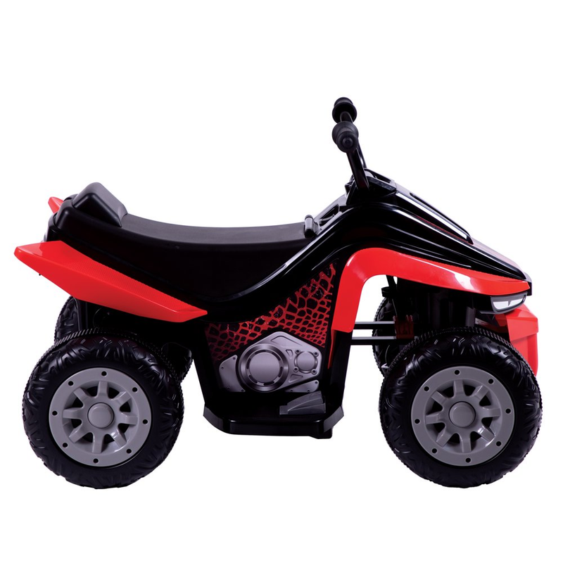 Red 6V Battery-Powered Kids ATV Racer for All-Terrain Adventures