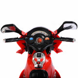 Red 6V Electric Ride-On Motorcycle for Kids - Babyjoy 3 Wheel Battery-Powered Toy