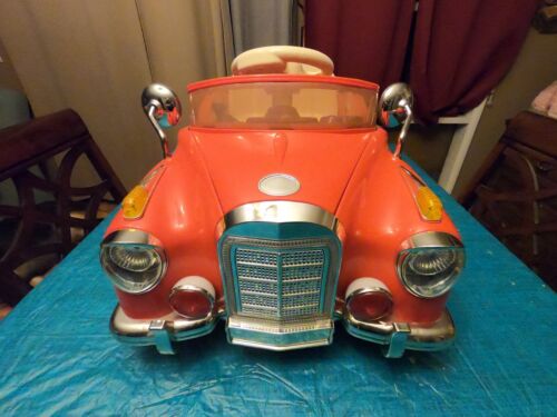 Red Battery-Powered Classic Car Ride-On by Lil Rider