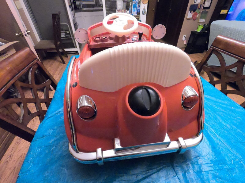 Red Battery-Powered Classic Car Ride-On by Lil Rider