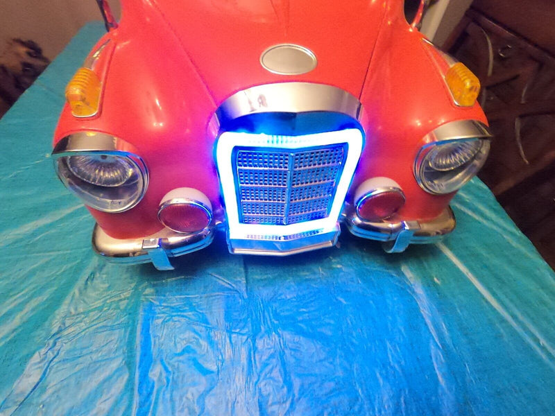 Red Battery-Powered Classic Car Ride-On by Lil Rider