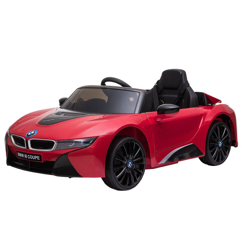 Red BMW 12V Ride-On Toy Car with Parental Remote Control for Kids Ages 3-6 (Up to 66 lbs)