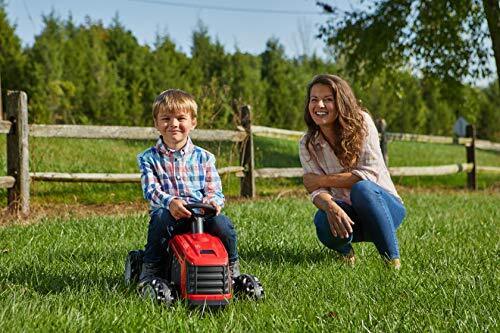 Red Mini Mower Bubble Tractor - 12V Ride On for Kids by Huffy
