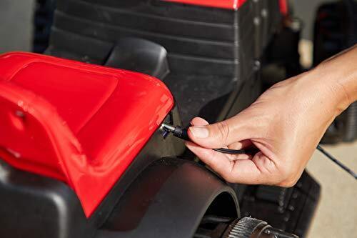 Red Mini Mower Bubble Tractor - 12V Ride On for Kids by Huffy