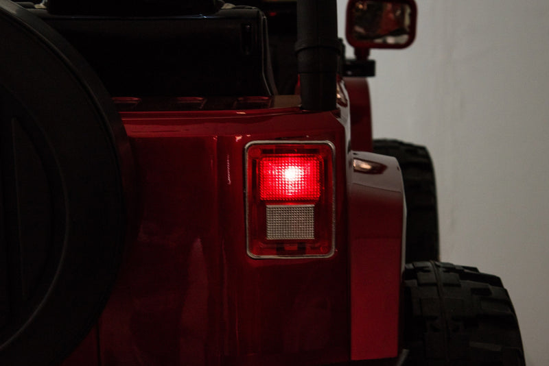 2 Seater 24 Volt 4x4 Electric Ride On Jeep Style Rubber Tires Fully Loaded Truck ATV UTV For Kids W/Magic Cars® Wireless Parental Control