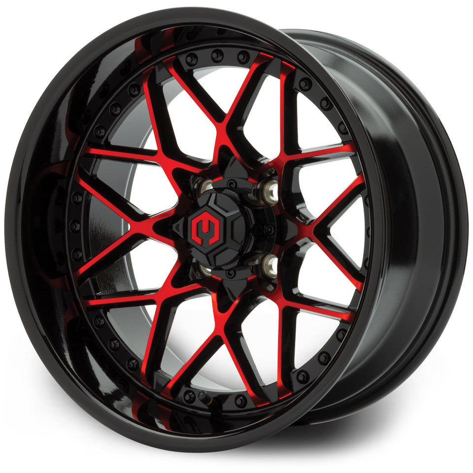 MODZ® Formula 15x7 | -25 Offset Red and Black