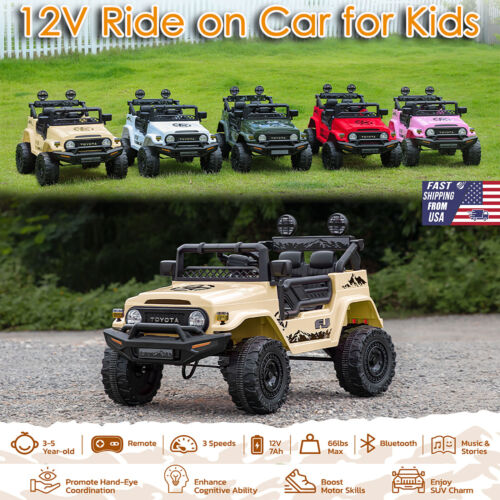 Remote Control 12V Kids Ride On Truck Electric Toy Car for Children