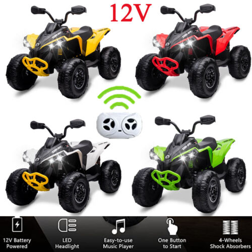 Remote Control Electric Ride-On Car for Kids with MP3 Player - Perfect Gift for Children Ages 3 and Up