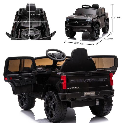 Remote Control Electric Ride-On Truck for Kids with Music Player