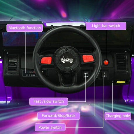 Remote Control Kids Ride-on Jeep Car for Hours of Fun Driving