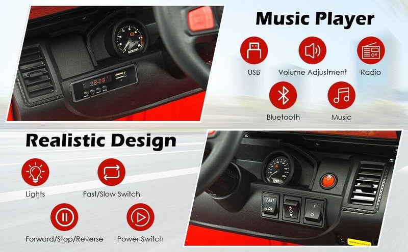 Remote Control Kids Ride-on Jeep Car for Hours of Fun Driving