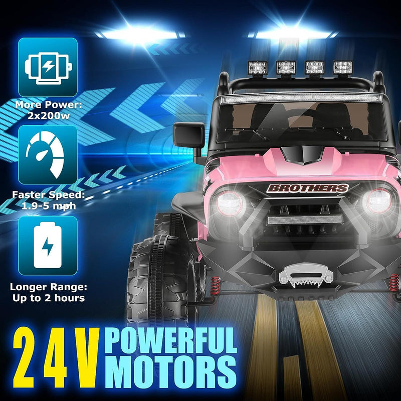 Remote Control Lamborghini Electric Ride-On Car for Kids 24/12V