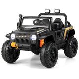 Remote Control Ride-On Truck for Kids with LED Lights - 12V Children's Driving Toy