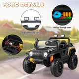 Remote Control Ride-On Truck for Kids with LED Lights - 12V Children's Driving Toy