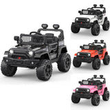 Remote Control Ride-On Truck with LED Lights and Bluetooth - Perfect Xmas Gift for Kids