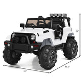 Remote-Controlled 12V Electric Kids Ride-on Truck with Parental Control