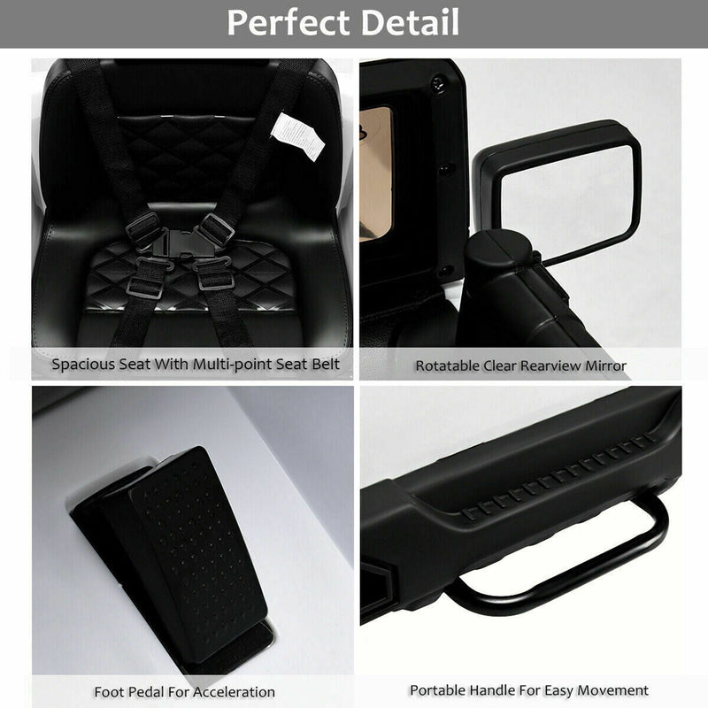 Remote-Controlled 12V Electric Kids Ride-on Truck with Parental Control