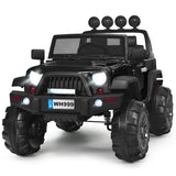 Remote Controlled 12V Kids Ride On Truck with Double Magnetic Door