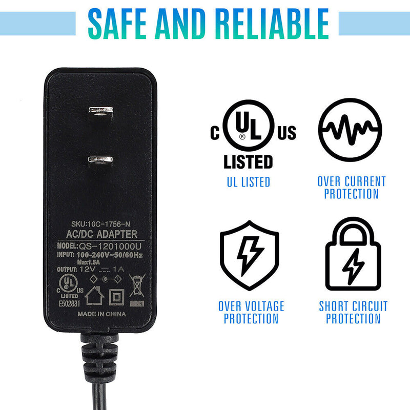 Replacement 12V Charger for Power Wheels 00801-1869 Grey Battery by Fisher Price