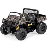 Replacement Black Front Wheels for Peg Perego Gator XUV