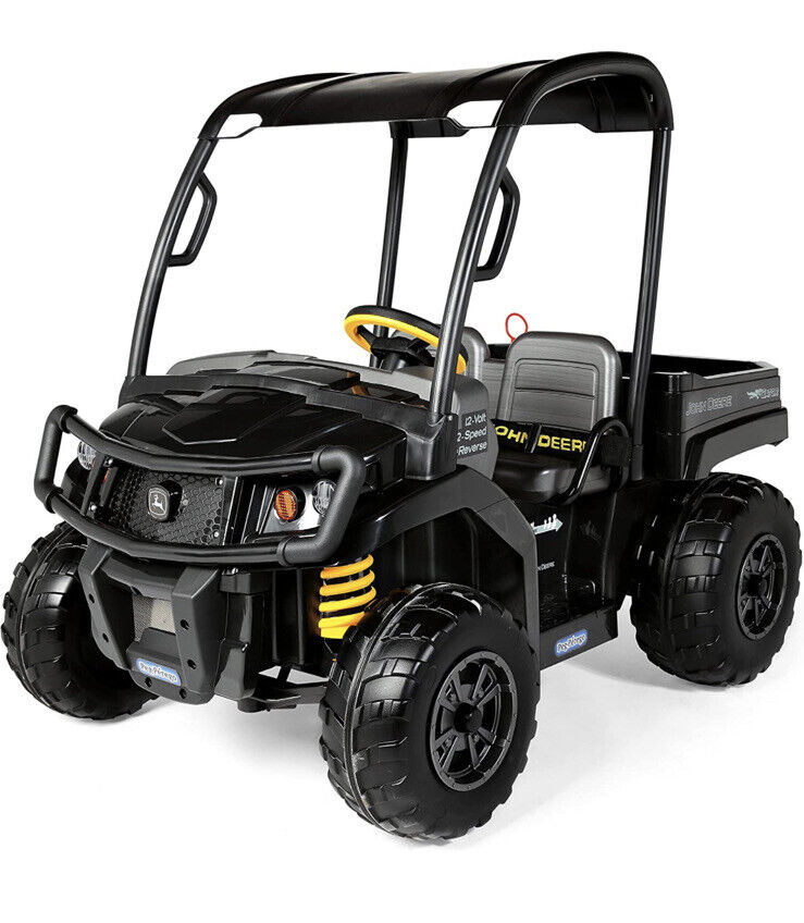 Replacement Black Front Wheels for Peg Perego Gator XUV