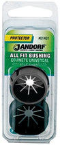 Jandorf Conduit Bushing, 13/16 in Dia Cable, Nylon, Black, 1-3/32 in Dia Panel Hole, 0.453 in Thick Panel 2pk #61401 Jandorf