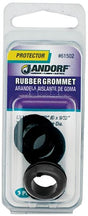 Jandorf 61502 Grommet, Rubber, Black, 9/32 in Thick Panel Jandorf