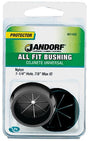 Jandorf  Conduit Bushing, 7/8 in Dia Cable, Nylon, Black, 1-1/4 in Dia Panel Hole, 0.453 in Thick Panel 2 pk #61400 Jandorf