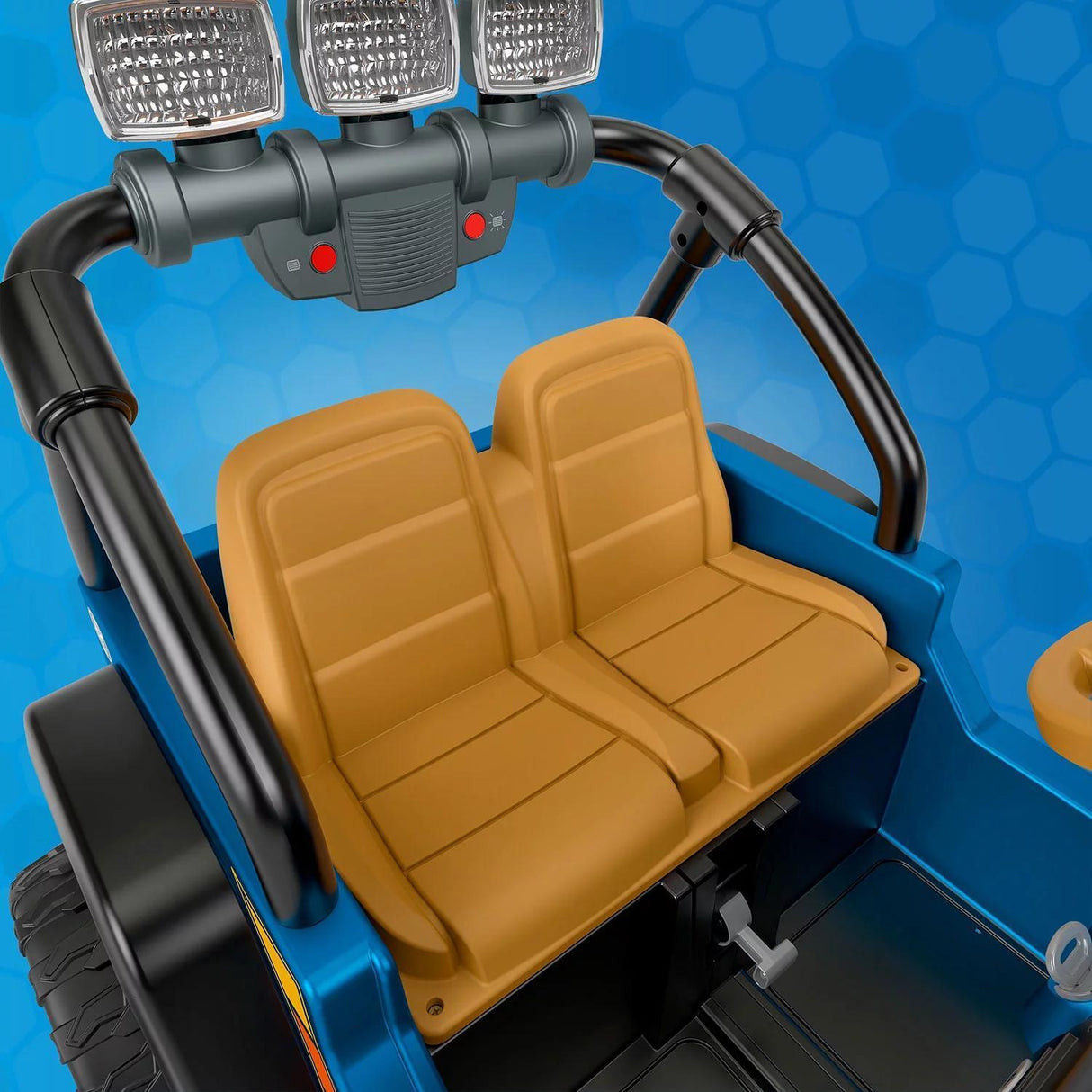 Retro Jeep Wrangler 12-Volt Ride-On by Power Wheels