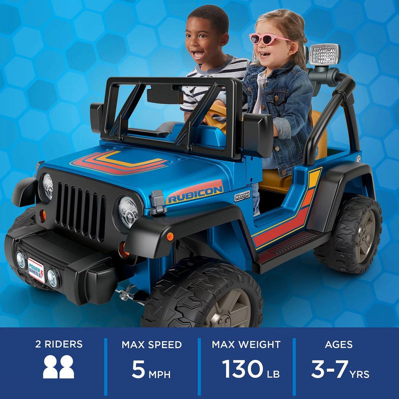 Retro Jeep Wrangler 12-Volt Ride-On by Power Wheels