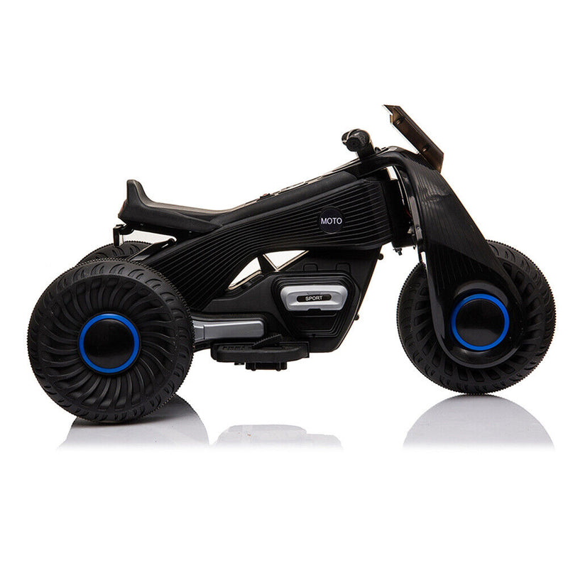 Rev Up the Fun: 6V Electric Ride-On Motor Bike for Kids with Double Drive and Music - 3 Wheels