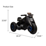 Rev Up the Fun: 6V Electric Ride-On Motor Bike for Kids with Double Drive and Music - 3 Wheels