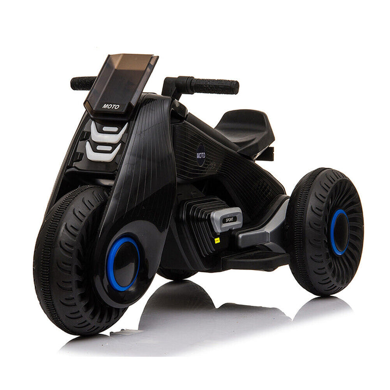 Rev Up the Fun: 6V Electric Ride-On Motor Bike for Kids with Double Drive and Music - 3 Wheels