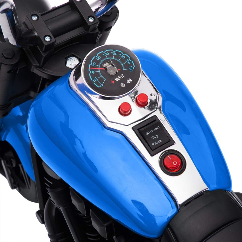 Rev Up the Fun: 6V Ride-On Motorcycle for Kids with Training Wheels