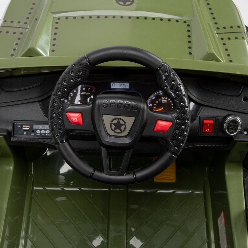 Rev up the Fun with Huffy Fortress 12V Ride-On Truck Toy - Perfect for Ages 3-6 with Real Suspension & Lights!