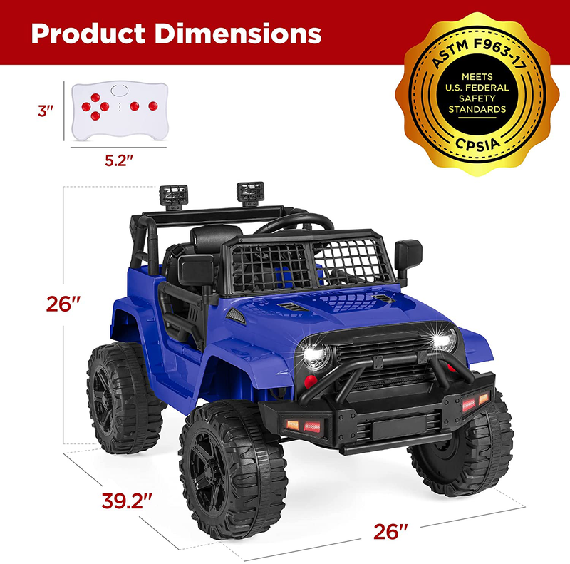 Rev Up the Fun with Our 12V Kids Ride On Truck Car and Parent Remote Control!