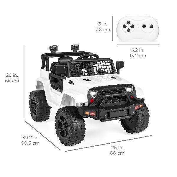Rev Up the Fun with Our 12V Kids Ride-On Truck Car - Includes Parent Remote Control!