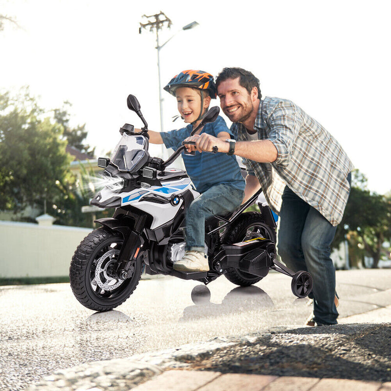Rev Up the Fun with Our 12V Ride On Police Motorcycle for Kids - Featuring 2 Speeds, Music, and LED Lights!