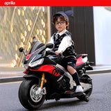 Rev Up the Fun with Our 24V Ride-On Motorcycle for Kids - Reaches Speeds of 10 MPH with Side Wheels!