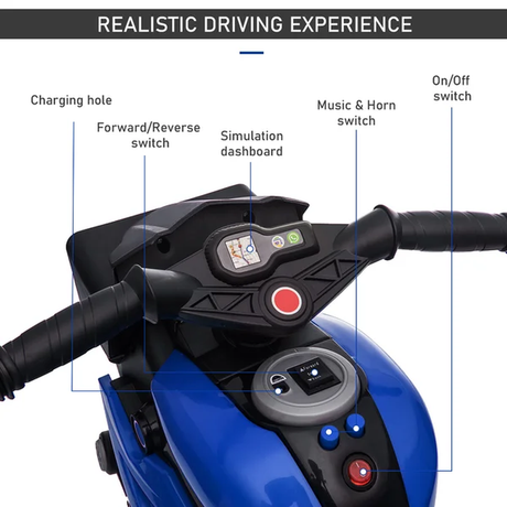 Rev Up the Fun with Our Electric Pedal Motorcycle Ride-On for Kids!