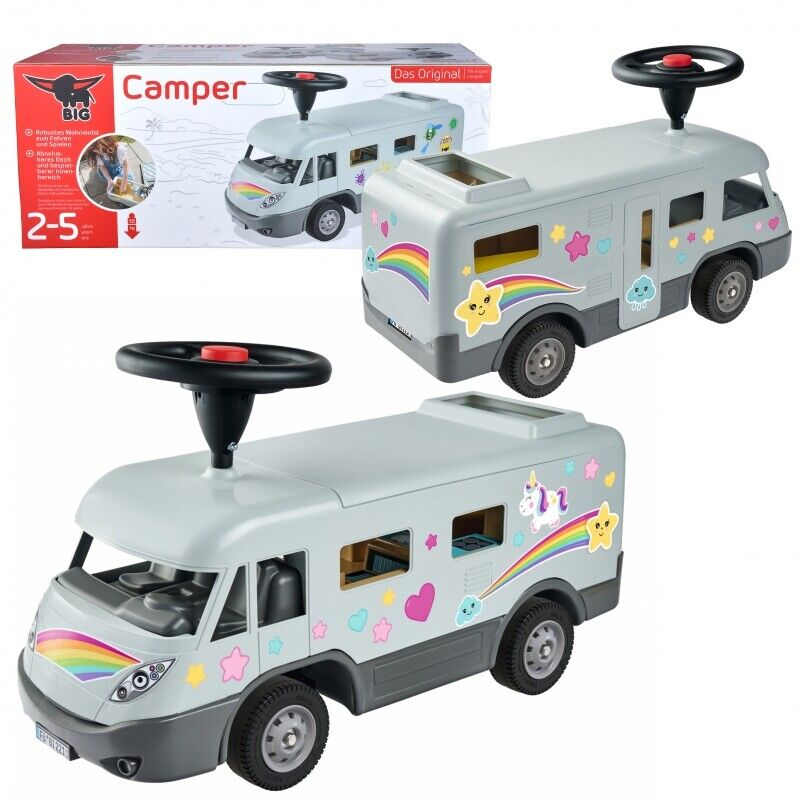 Rev Up the Fun with Our Ride-On Camper Car for Kids - Featuring Realistic Sound Effects!