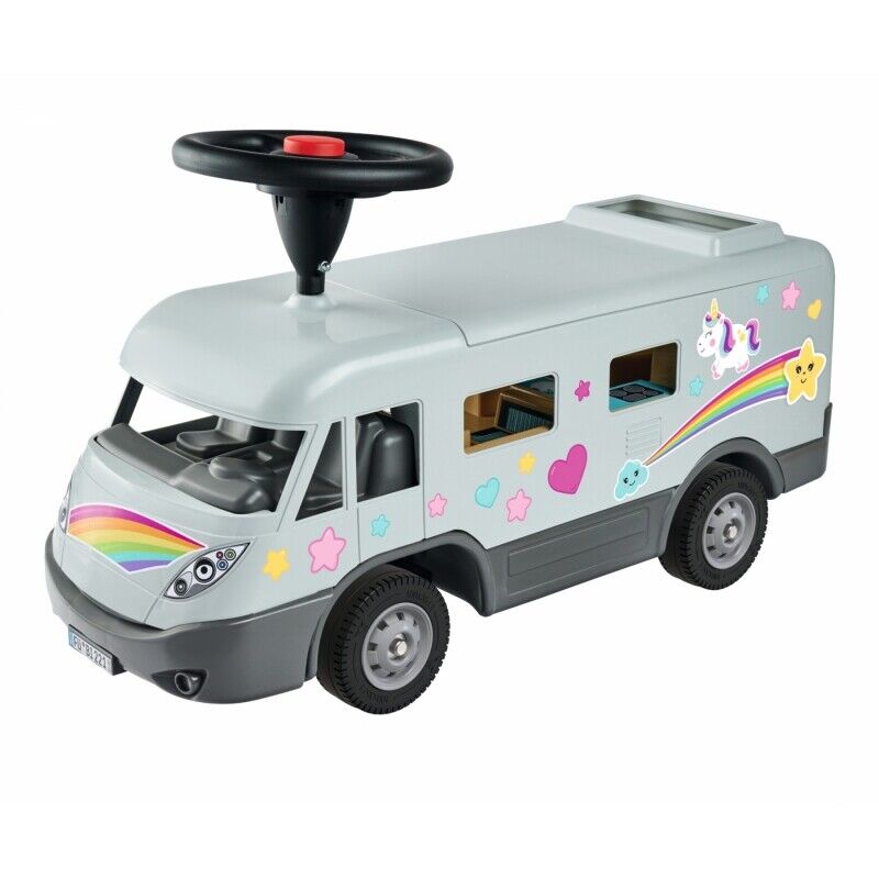 Rev Up the Fun with Our Ride-On Camper Car for Kids - Featuring Realistic Sound Effects!