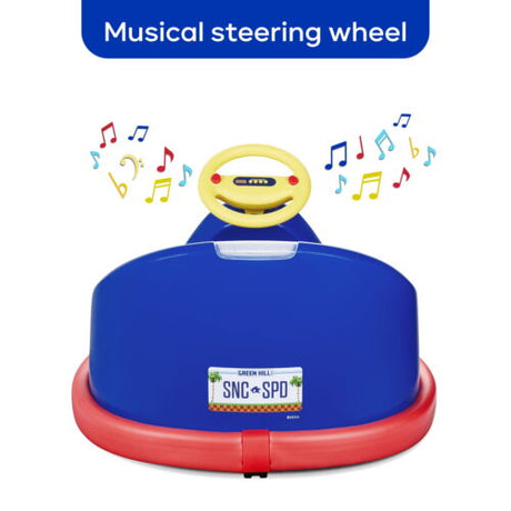 Rev up the Fun with Sonic The Hedgehog 6V Bumper Car - Battery Powered Ride on Toy with Remote for Kids