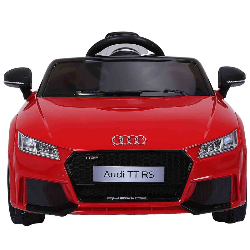 Rev Up the Fun with the 12V Electric Audi TT RS Mini Ride-On Car for Kids - Includes Remote and MP3 Compatibility!