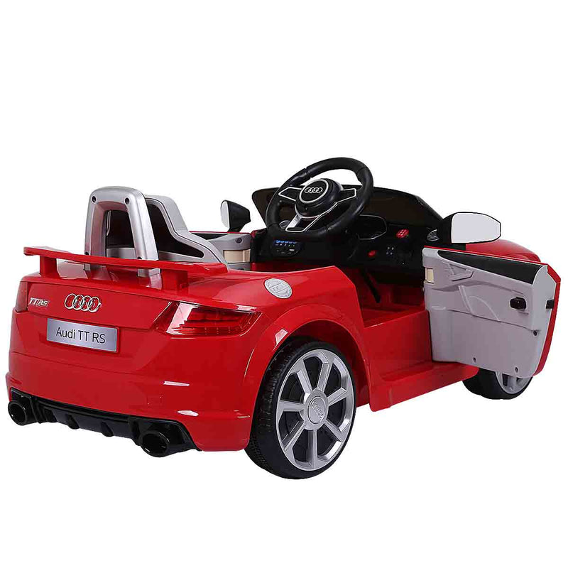 Rev Up the Fun with the 12V Electric Audi TT RS Mini Ride-On Car for Kids - Includes Remote and MP3 Compatibility!