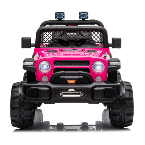 Rev up the Fun with the BBH-016 Double-Drive 12V Rose Red Off-Road Vehicle and 2.4G Remote Control
