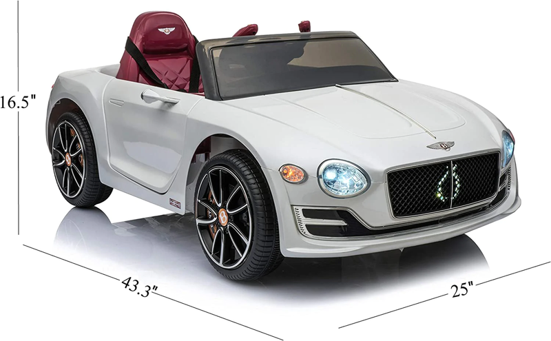 Rev Up the Fun with the Bentley EXP12 Kids Electric Ride-On Car - 12V Battery Powered, 4 Wheels